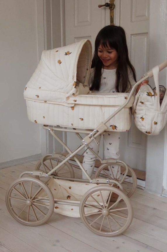 Kolica za lutke Konges Sløjd DOLL PRAM Gift Box bež KS3564
