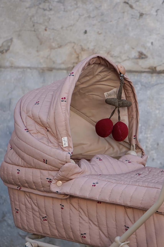 Dievča Kočík pre bábiky Konges Sløjd DOLL PRAM KS3564 béžová