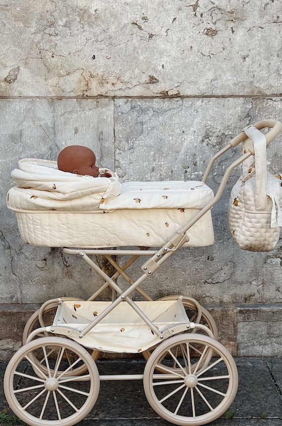 Konges Sløjd passeggino per bambole beige KS3564