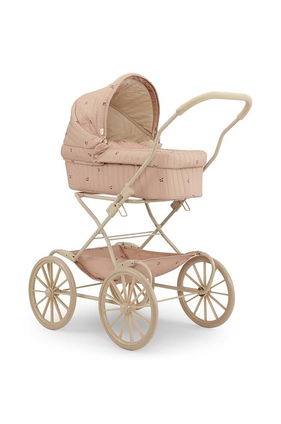 Kočík pre bábiky Konges Sløjd DOLL PRAM KS3564 béžová AA00