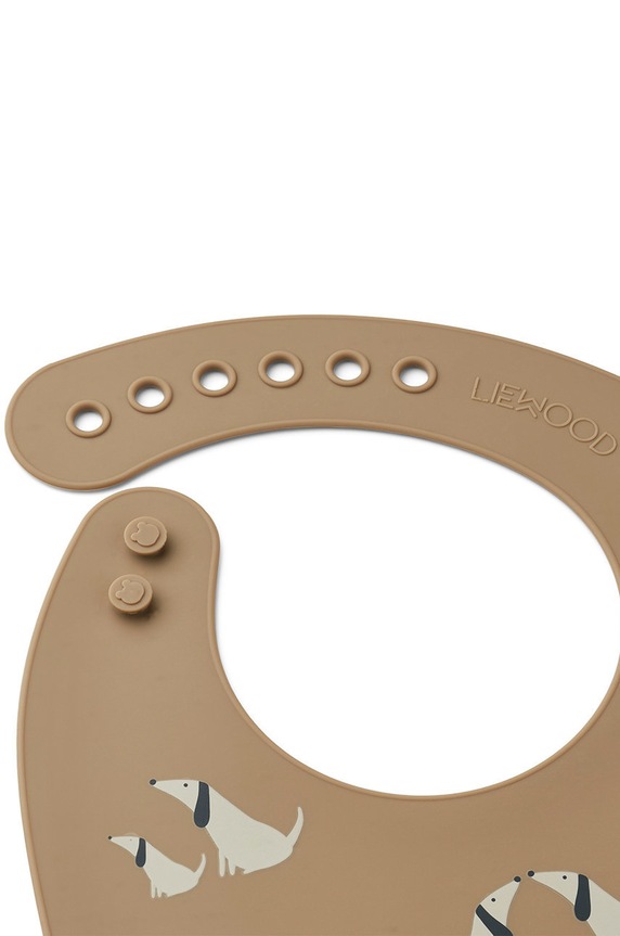 Liewood śliniak niemowlęcy Tilda 2-pack LW15128 beżowy AA00