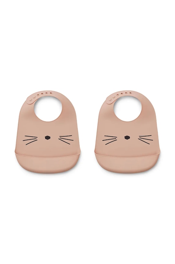 Βρεφική σαλιάρα Liewood Tilda 2-pack 2-pack ροζ LW12711