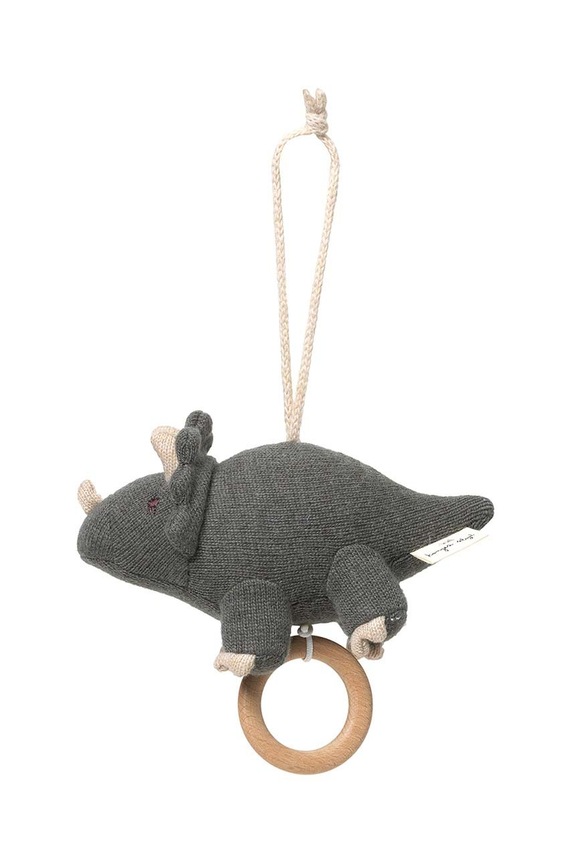 Бебешка музикална играчка Konges Sløjd сив KS4221