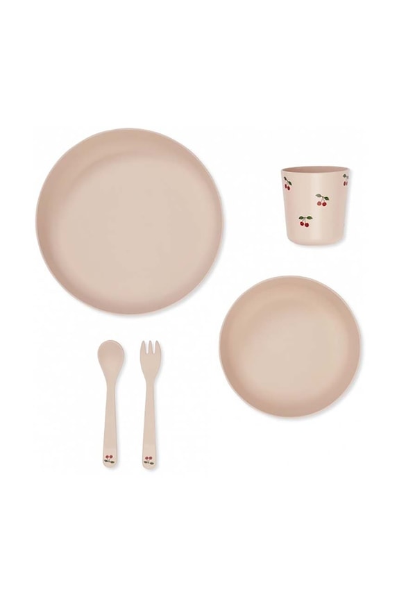 Jedálenská súprava pre deti Konges Sløjd PLA DINNER SETS KS4240 béžová AA00