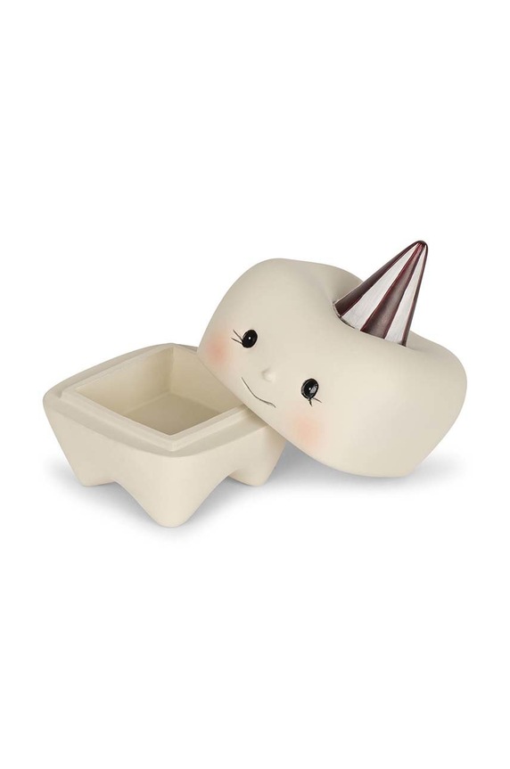 Konges Sløjd pudełko do przechowywania TOOTH BOX KS1388 biały