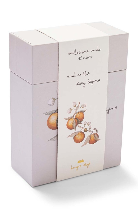 Set kartica za bilježenje napretka djeteta Konges Sløjd MILESTONES KS1660 šarena AW22