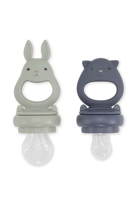 Πιπίλα για σερβίρισμα φρούτων Konges Sløjd SILICONE FRUIT FEEDING PACIFIER KS4279 μπλε AA00