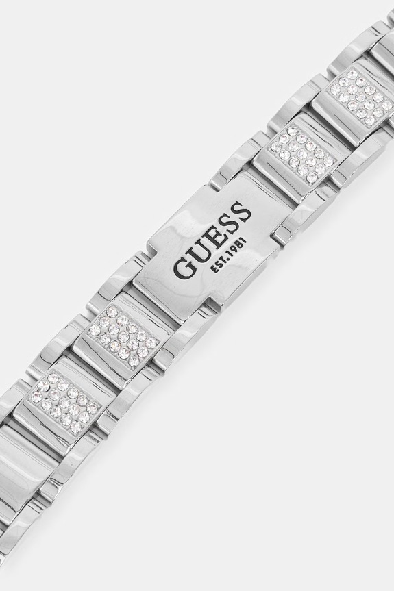 Guess bransoletka męska FRONTIERS JUMB01.341JW srebrny AA00