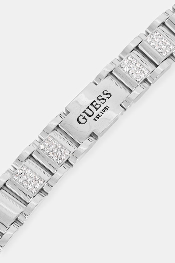 Guess bransoletka męska FRONTIERS JUMB01.341JW srebrny AA00