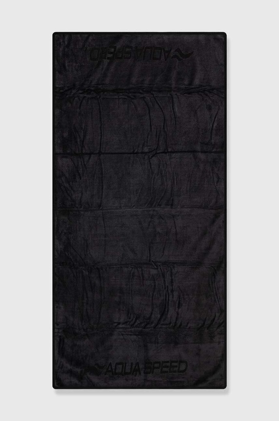 Aqua Speed rącznik szybkoschnący 50x100 czarny 50.DRY.SOFT
