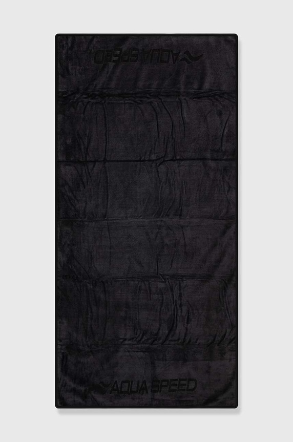 Aqua Speed rącznik szybkoschnący 50x100 czarny 50.DRY.SOFT