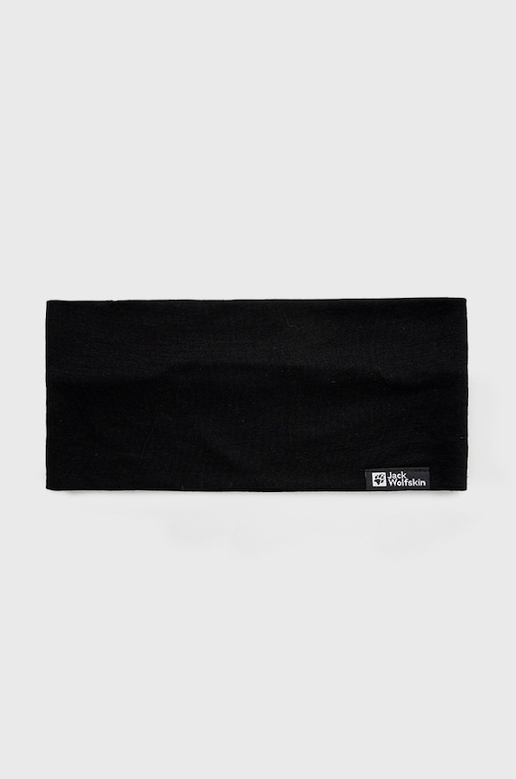 Jack Wolfskin opaska na głowę Merino wełna czarny 1910721