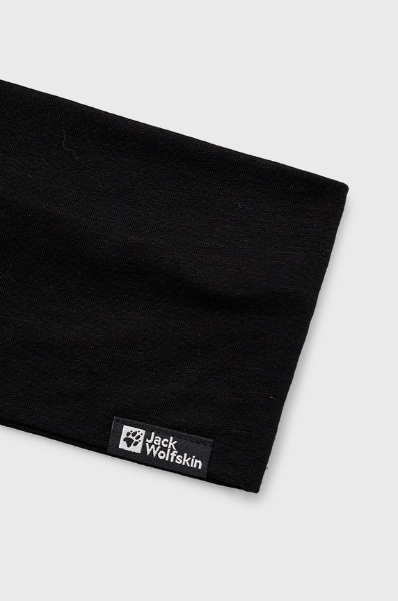 Jack Wolfskin opaska na głowę Merino 1910721 czarny AW22