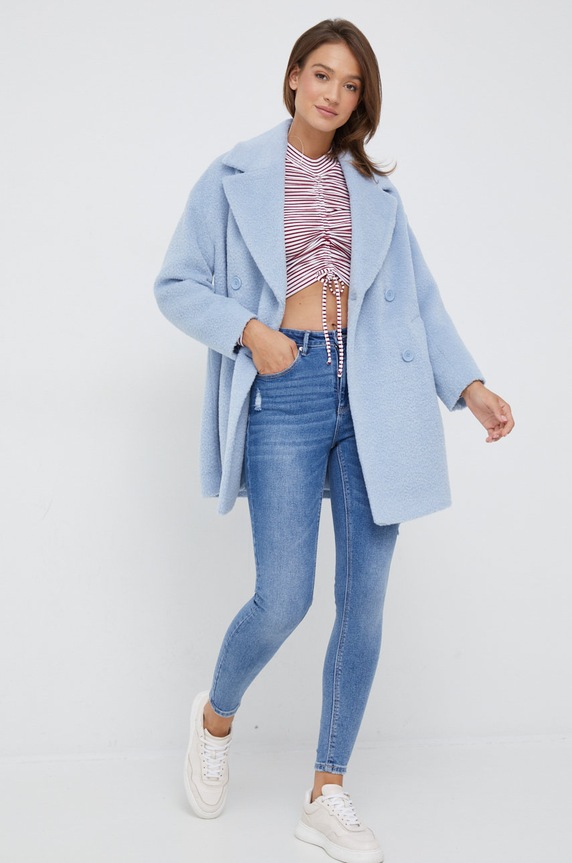 Pepe Jeans bluzka PL505347.286 bordowy AW22