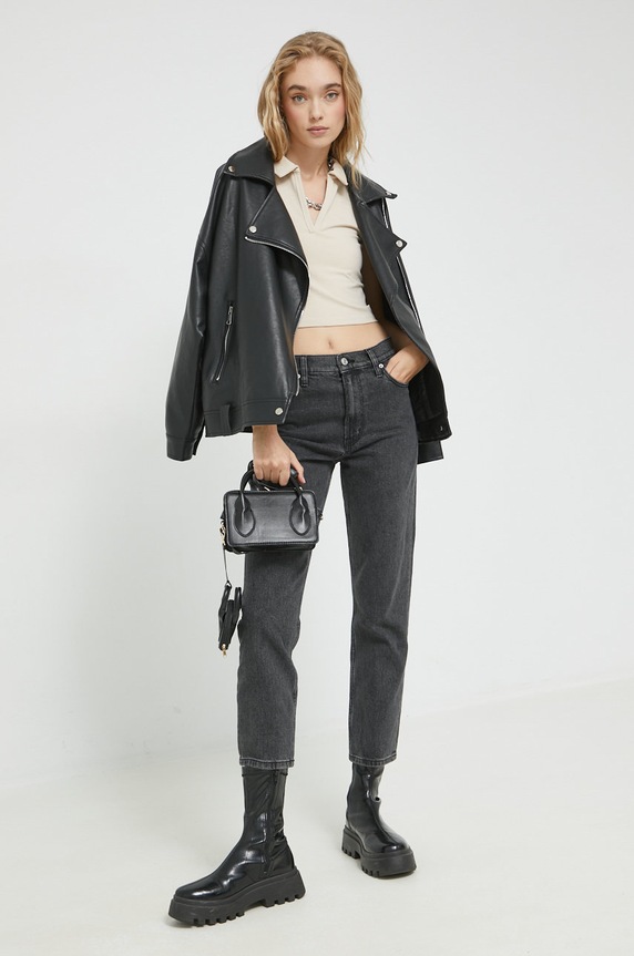 Abercrombie & Fitch top KI139.2547.401 beżowy AW22