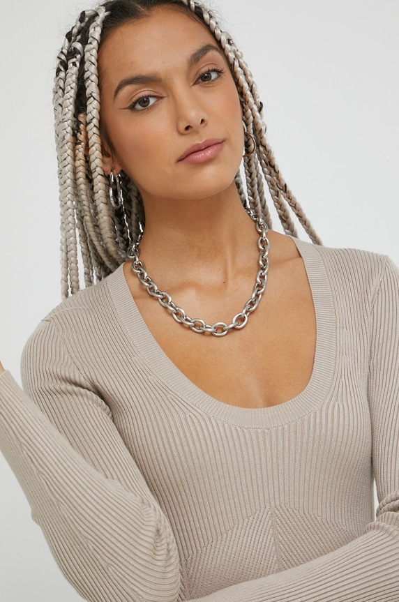 Abercrombie & Fitch sweter beżowy KI150.2706.400