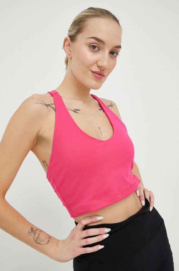 Dkny top elasztánnal rózsaszín DP2T9141