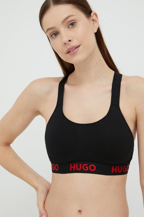Oblečenie Podprsenka HUGO BRALETTE PADDED SPORTY LOGO 50469628 čierna