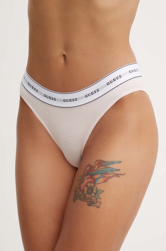 Guess figi damskie CARRIE dzianina różowy O97E02.KBBU1