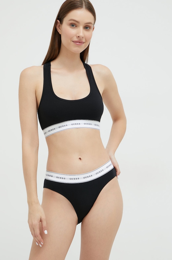 Odzież Guess figi damskie CARRIE O97E02.KBBU1 czarny