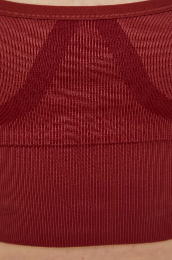 Sportovní podprsenka Puma x VOGUE 536689 burgundské