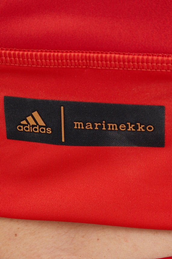 Спортивный бюстгальтер adidas Performance Marimekko HH7316 красный