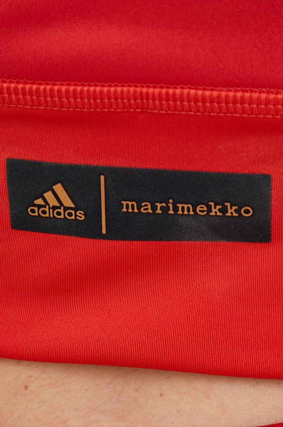 Спортивный бюстгальтер adidas Performance Marimekko HH7316 красный