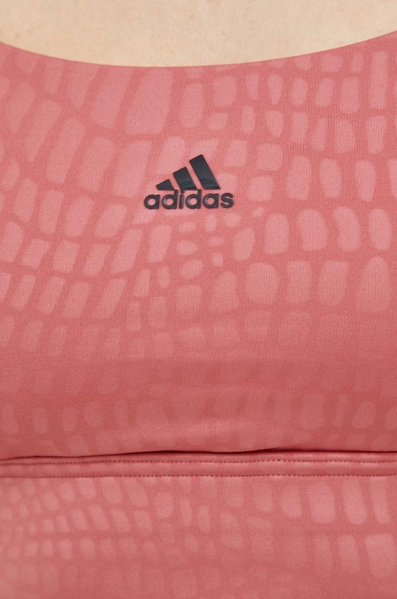 Sportski grudnjak adidas Performance Powerimpact HM4087 roza