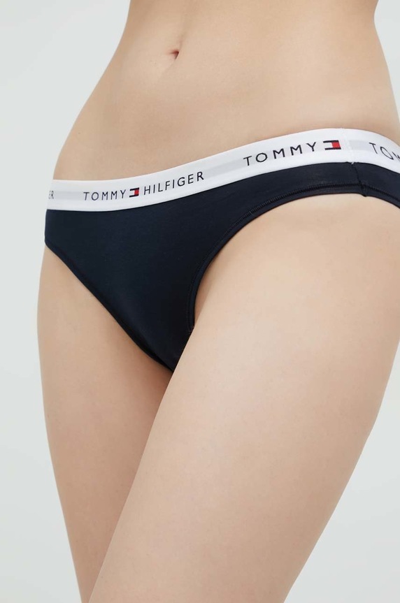 Tommy Hilfiger bugyi sima sötétkék UW0UW03836.9BYY