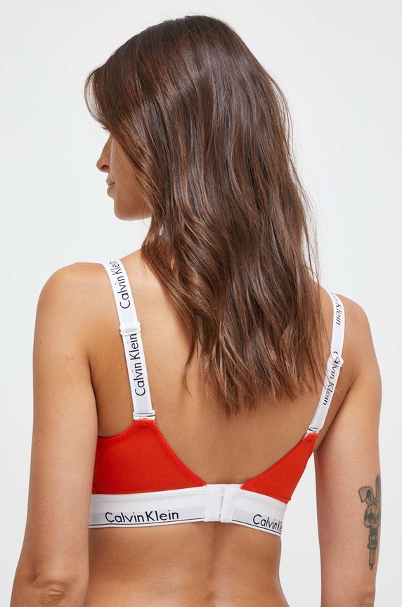 Calvin Klein Underwear biustonosz 000QF7060E.9BYY pomarańczowy AW23