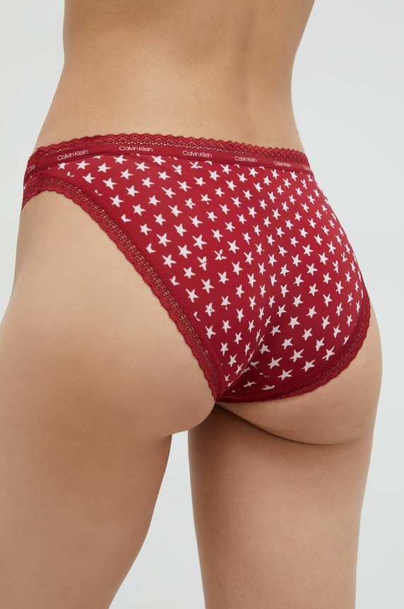 Calvin Klein Underwear chiloti (3-pack) burgundia 000QD3804E.9BYY