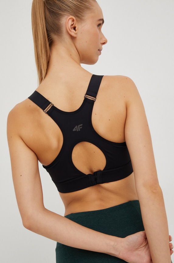 Odjeća Sportski grudnjak 4F H4Z22.STAD013 crna