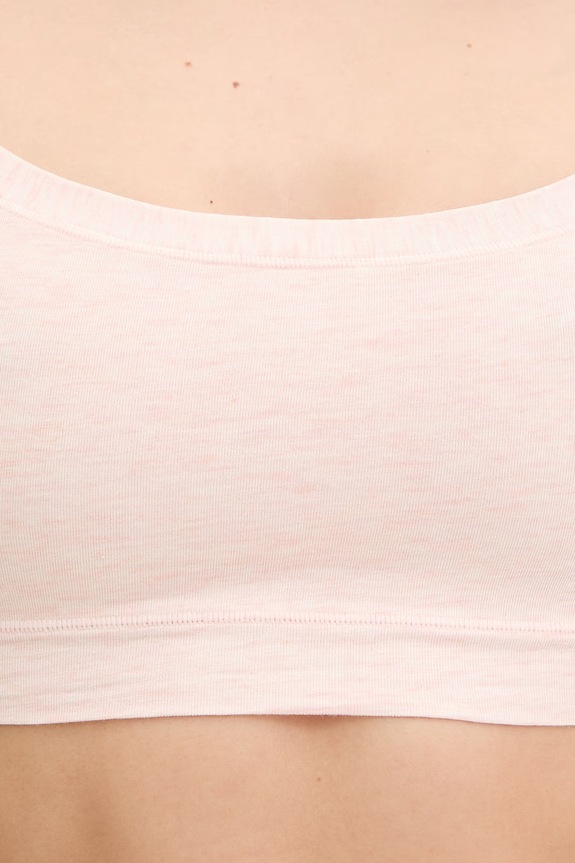 Îmbrăcăminte United Colors of Benetton sutien cu bumbac 3ZQM1R1D4 roz