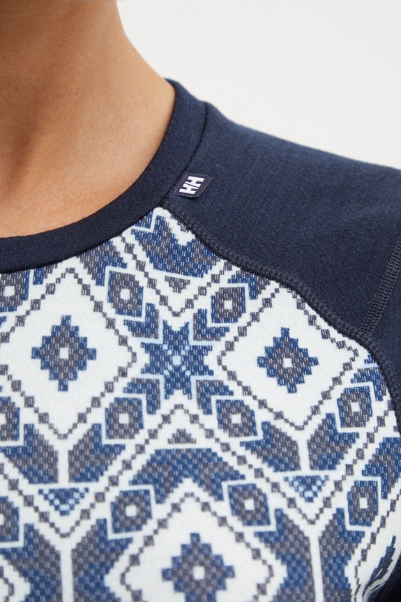 Helly Hansen longsleeve funcțional LIFA MERINO bleumarin 49379