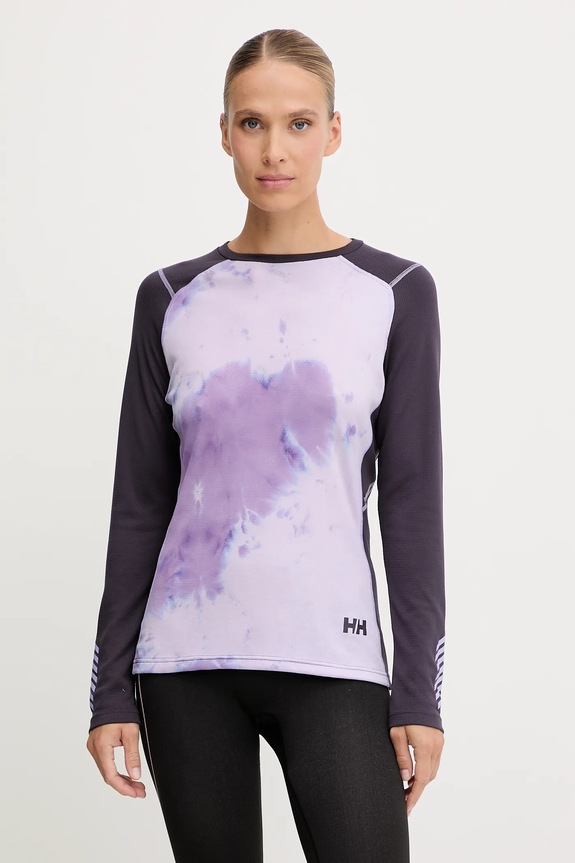 Funkčné tričko s dlhým rukávom Helly Hansen LIFA ACTIVE fialová 49393