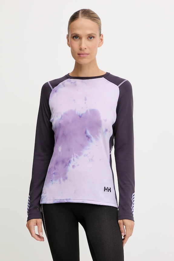 Funkčné tričko s dlhým rukávom Helly Hansen LIFA ACTIVE fialová 49393