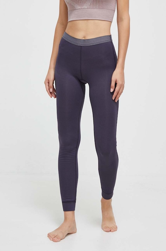 Jack Wolfskin legginsy funkcyjne Infinite sporty zimowe granatowy 1808971