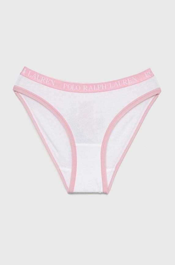 Fete Polo Ralph Lauren chiloti copii 3-pack 4P5003 roz