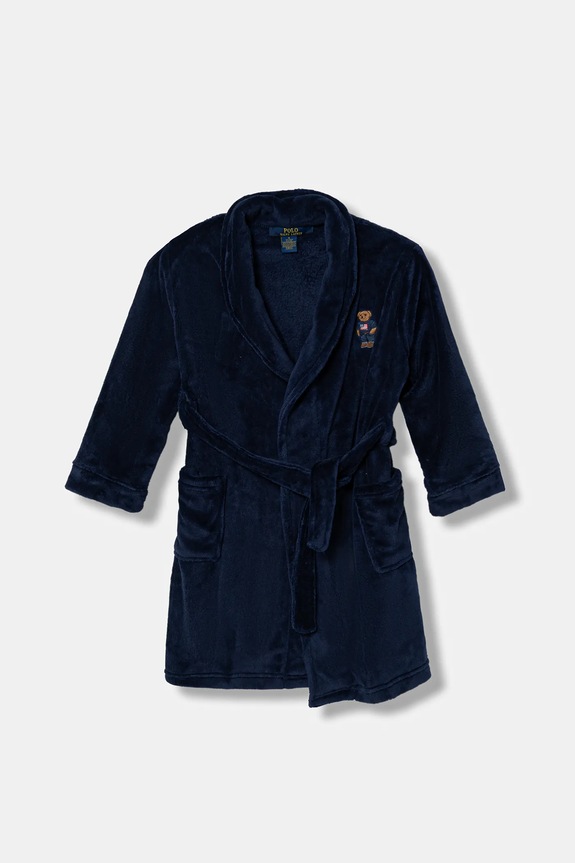 Dječji kućni ogrtač Polo Ralph Lauren mornarsko plava 9P0042