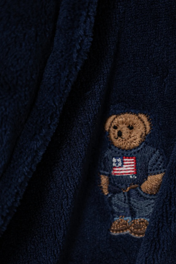 Dječaci Dječji kućni ogrtač Polo Ralph Lauren 9P0042 mornarsko plava