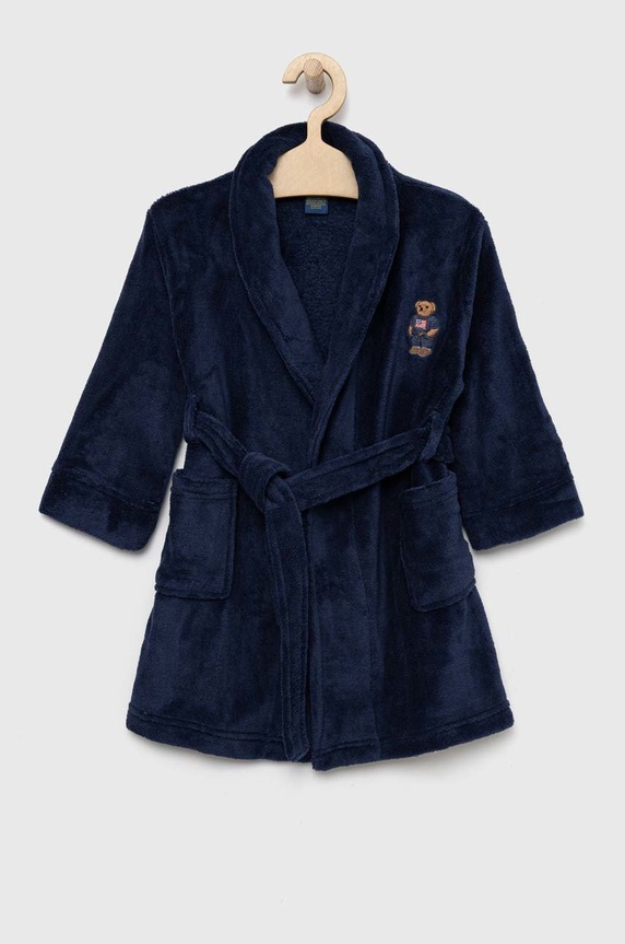 Dječji kućni ogrtač Polo Ralph Lauren mornarsko plava 8P0042