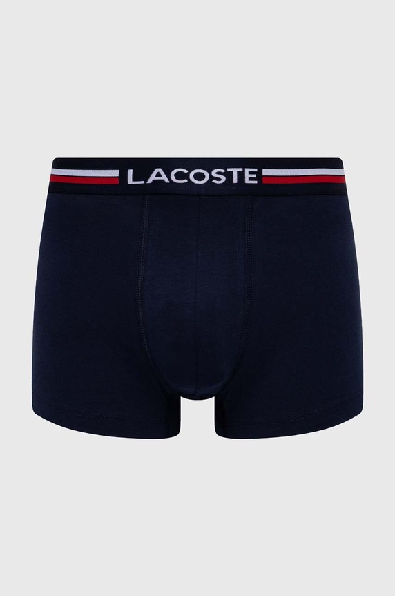 Îmbrăcăminte Lacoste boxeri 3-pack 5H3386 bleumarin