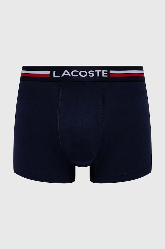Îmbrăcăminte Lacoste boxeri 3-pack 5H3386 bleumarin