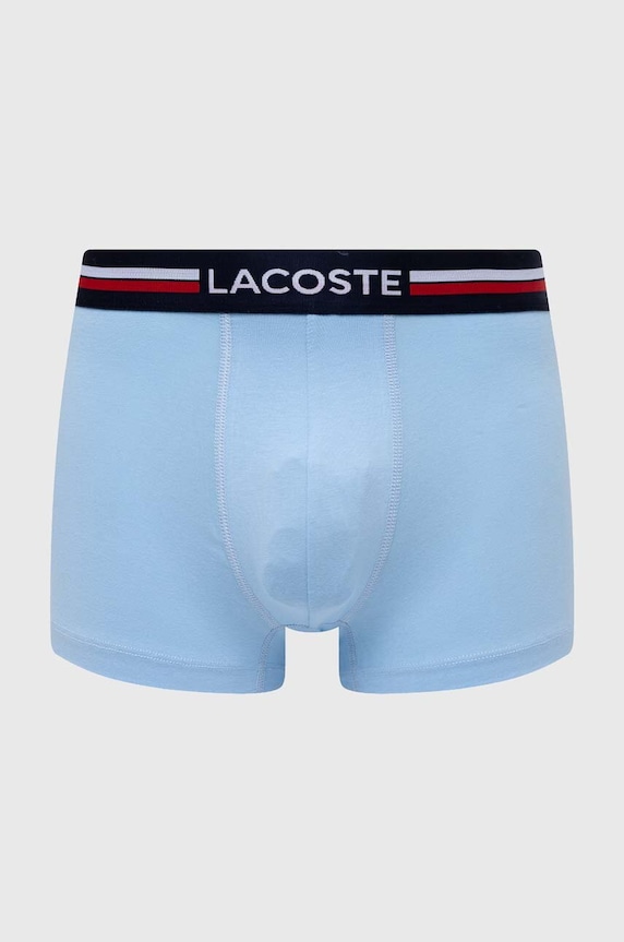 Lacoste boxeri 3-pack bleumarin 5H3386