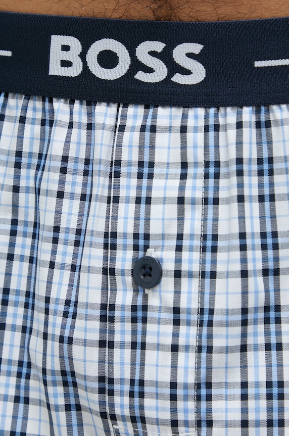 Bavlnené boxerky BOSS 2-pak NOS Boxer EW 2P 50480056 tmavomodrá
