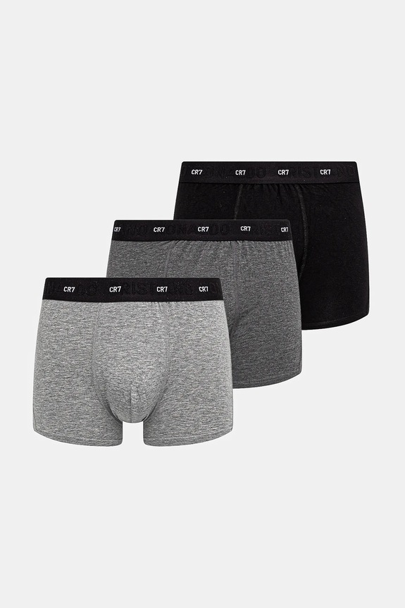 CR7 Cristiano Ronaldo bokserki 3-pack dzianina szary 82130.49.405