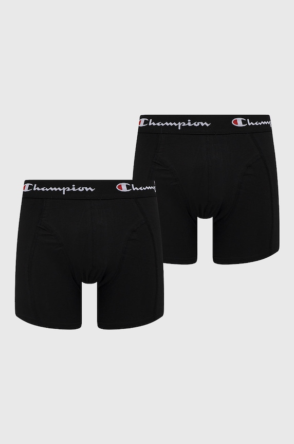 Μποξεράκια Champion 2-pack εφαρμοστό σορτς μπόξερ μαύρο U20002