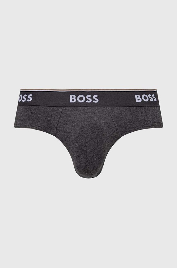 BOSS slip 3-pack gri 50475273
