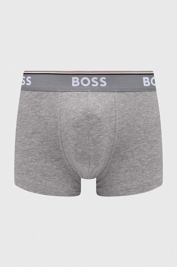 BOSS boxer 3 - pack Trunk 3P Power grigio 50475274