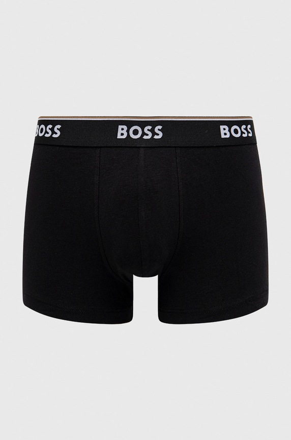 Boxerky BOSS (3-pak) Trunk 3P Power 50475274 biela AA00